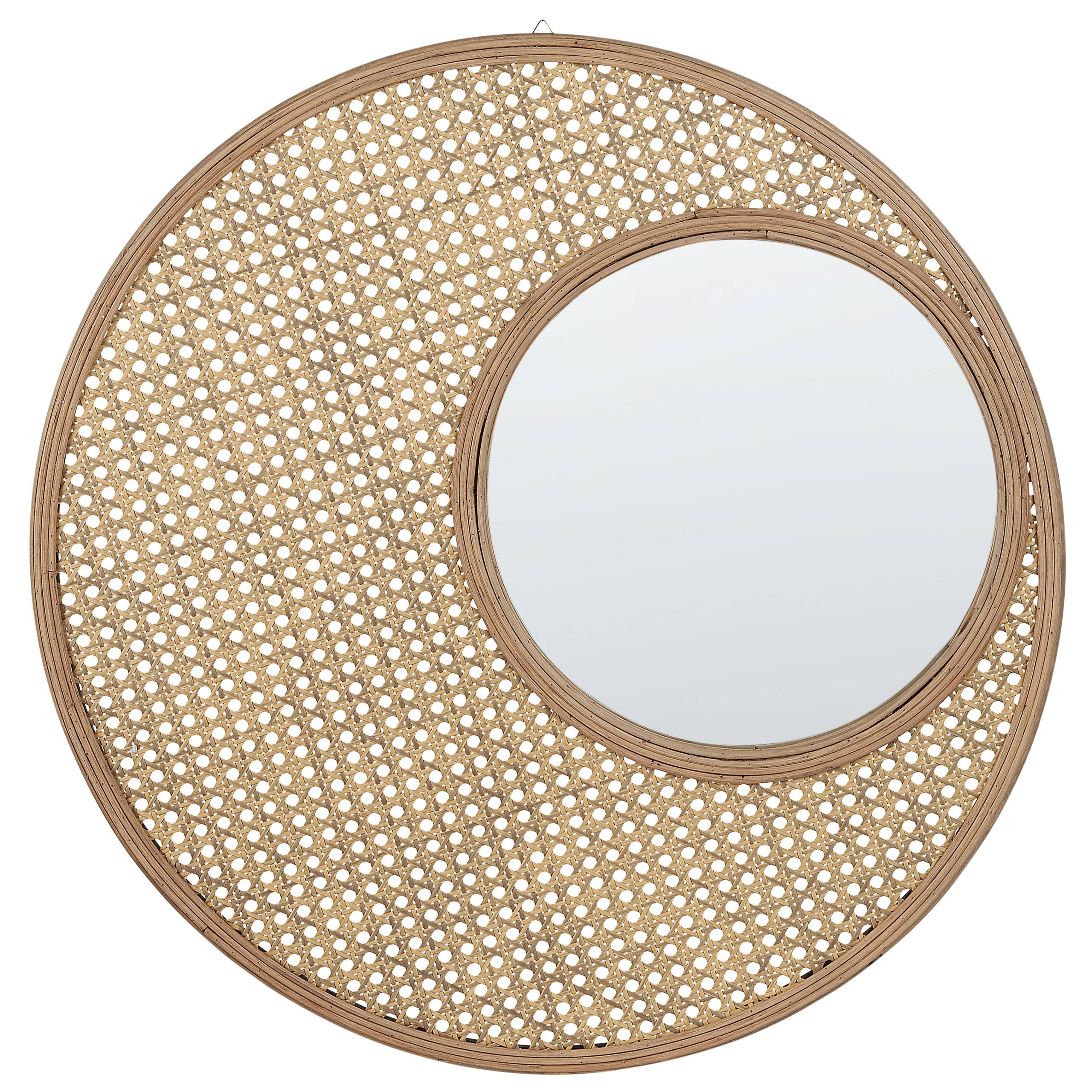 Beliani - Miroir décoratif Polyrotin Naturel PALAU - Beliani - Image 2