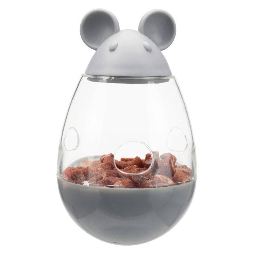 Trixie - un distributeur a friandise de 9 cm pour chat en forme de souris couleur aléatoire - Image 5