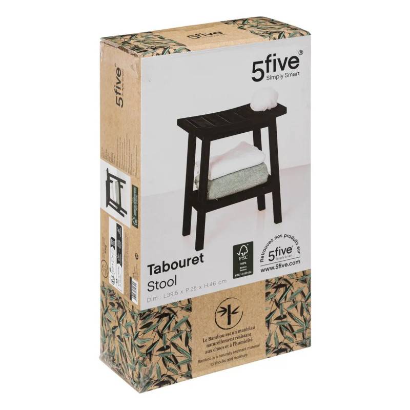 Tabouret en bambou noir Green Harmony 5five - Image 2