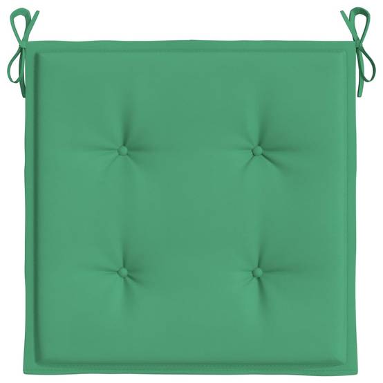 Coussins de chaise de jardin tissu oxford vert 40 x 40 x 4 cm - PANGIVO - Image 6
