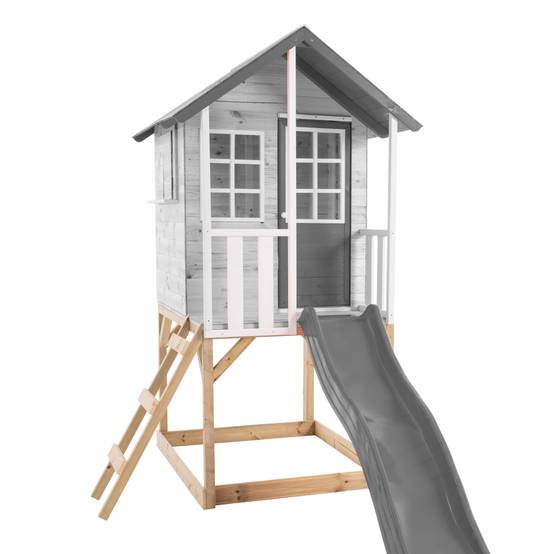 Wickey Smart Travel cabane sur pilotis avec balançoire et cabane en rose clair Wickey Smart Travel cabane sur pilotis avec balançoire et cabane en rose clair