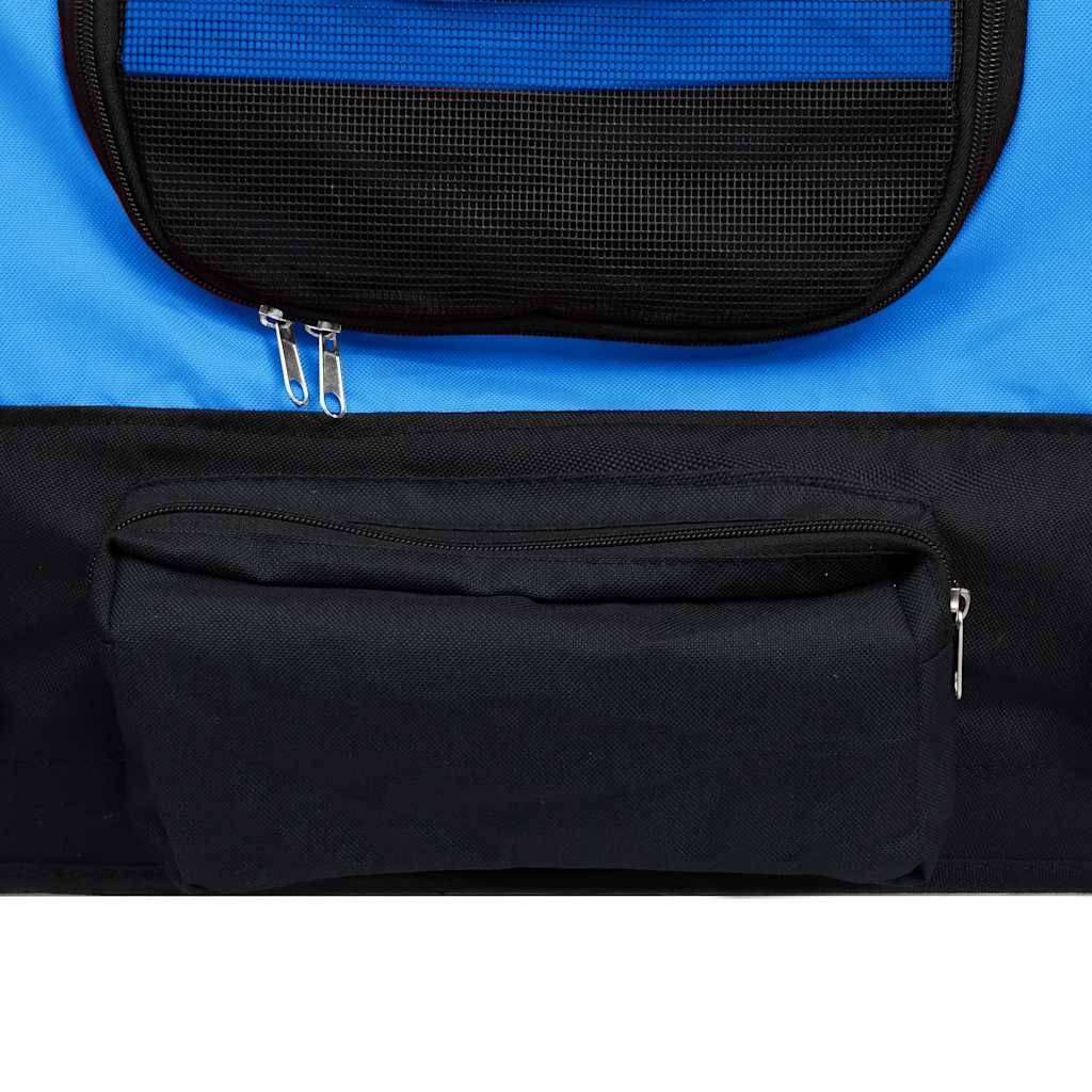 Vidaxl - Remorque de vélo pour chiens et poussette 2-en-1 bleu et noir vidaXL 92438 - Image 6