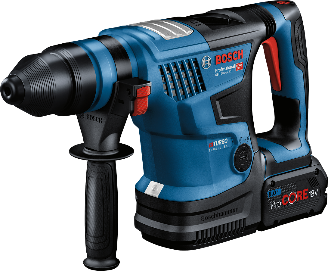 Bosch - Perforateur BOSCH BITURBO GBH 18V-34 CF - SDS-Plus - Sans batterie, ni chargeur - 0611914001 - Image 3