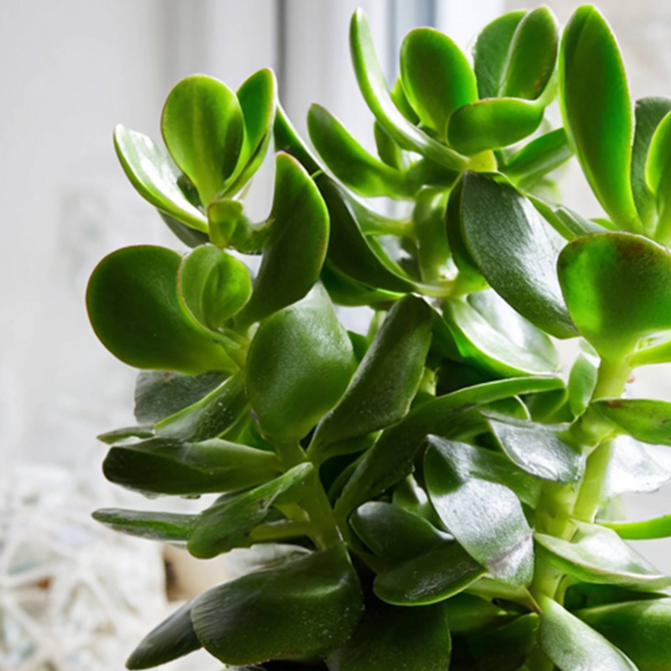Plant In A Box - Arbre à jade - Lot 2 - Crassula ovata - Hauteur 15-25cm - Pot 12cm - Image 5