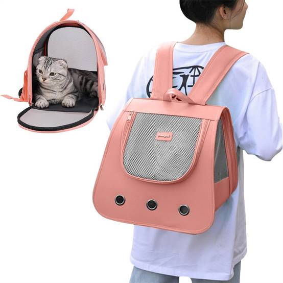 Sac à dos pour chien et chat(Rose) DtopbuyAge - Image 1