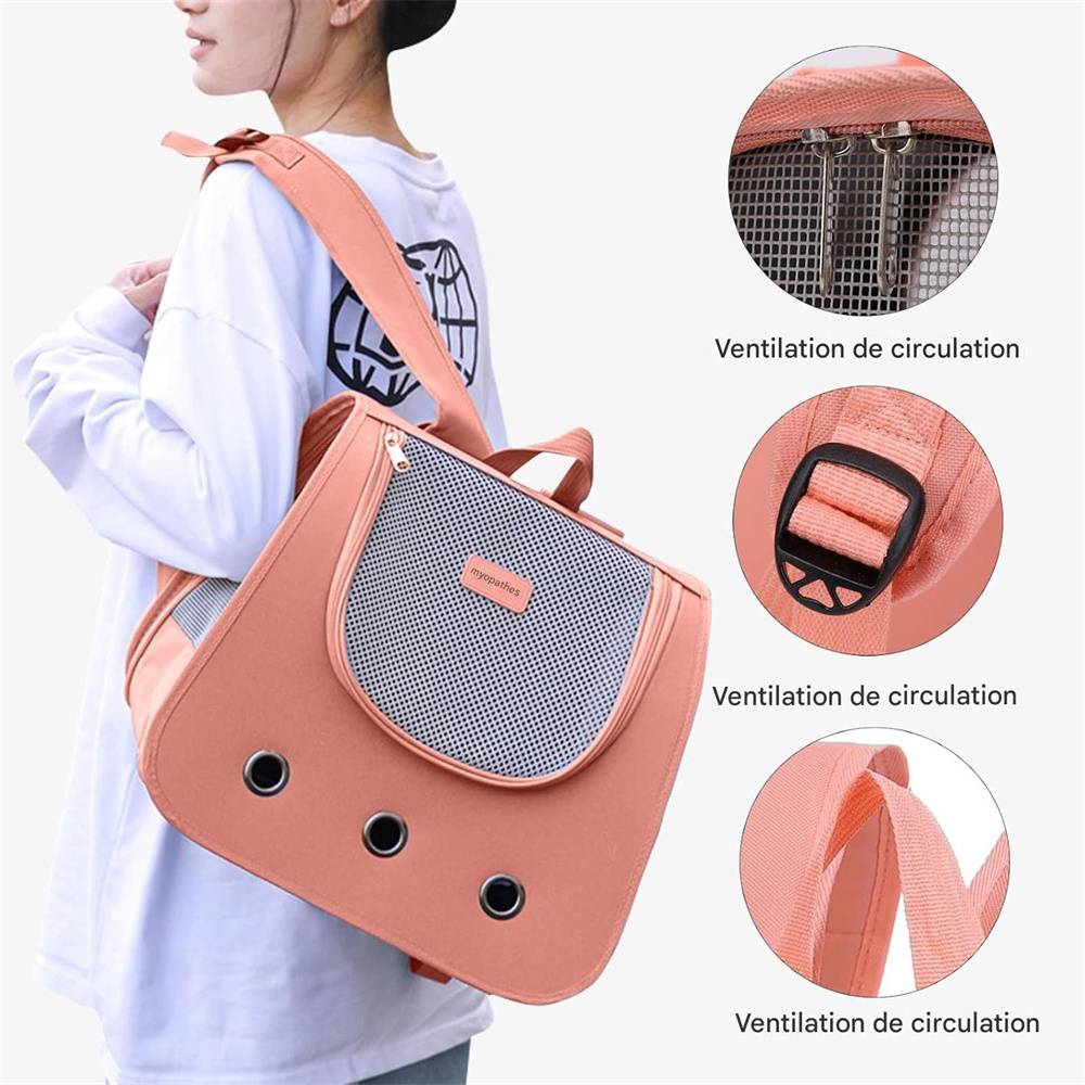 Sac à dos pour chien et chat(Rose) DtopbuyAge - Image 3