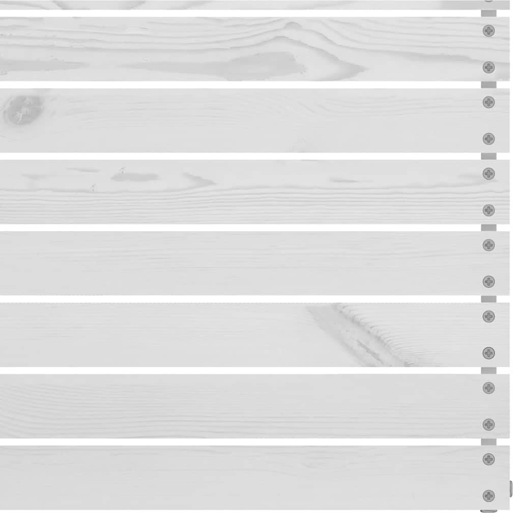 Vidaxl - Salon de jardin 4 pcs-Mobilier de jardin-Meuble de jardin Blanc Bois de pin massif 247359 - Image 6