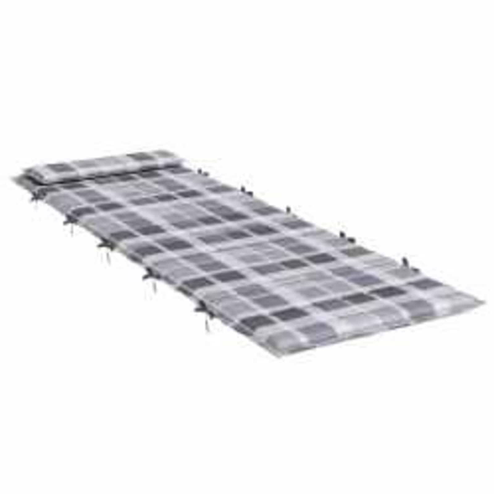 Maison Chic - Coussin Bain de soleil | Coussin de transat ensoleillé Gris 178 x 60 x 4 cm Tissu Oxford Maison Chic - Image 3