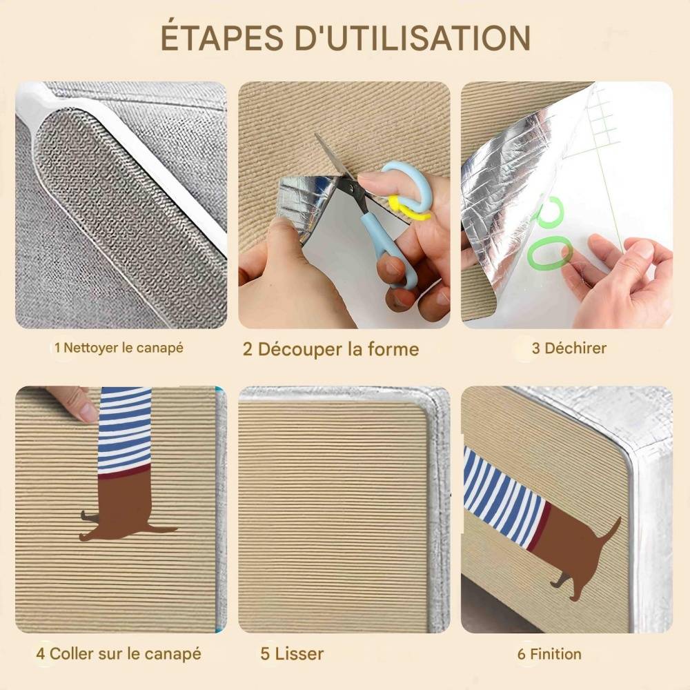 IntiMeg - Protection canapé anti - griffe pour chat IntiMeg - Image 7