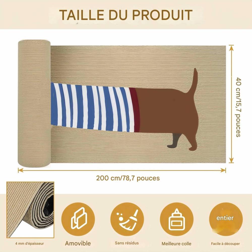 IntiMeg - Protection canapé anti - griffe pour chat IntiMeg - Image 3
