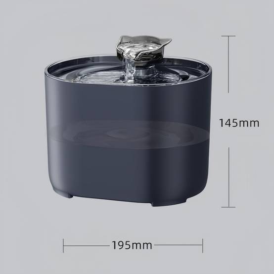 IntiMeg - Fontaine à eau pour animaux de compagnie Noir IntiMeg - Image 6