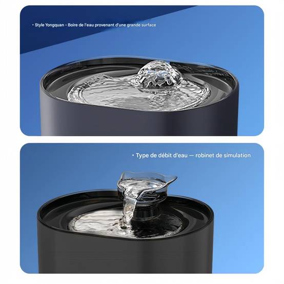 IntiMeg - Fontaine à eau pour animaux de compagnie Noir IntiMeg - Image 3
