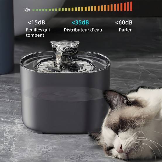 IntiMeg - Fontaine à eau pour animaux de compagnie Noir IntiMeg - Image 7