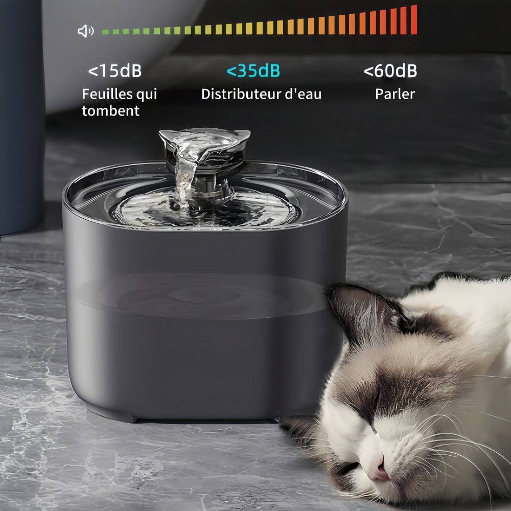 IntiMeg - Fontaine à eau pour animaux de compagnie Noir IntiMeg - Image 7