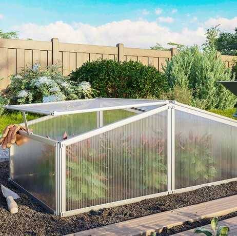 Vitavia - Mini serre Gaia XS de 0,6 m², polycarbonate 4 mm - Image 1