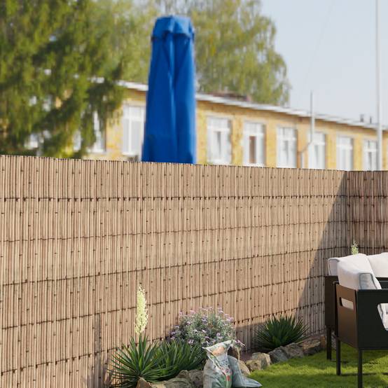 Casa.Pro - Canisse en roseau Allzio 500 x 150 cm casa.pro - Image 2
