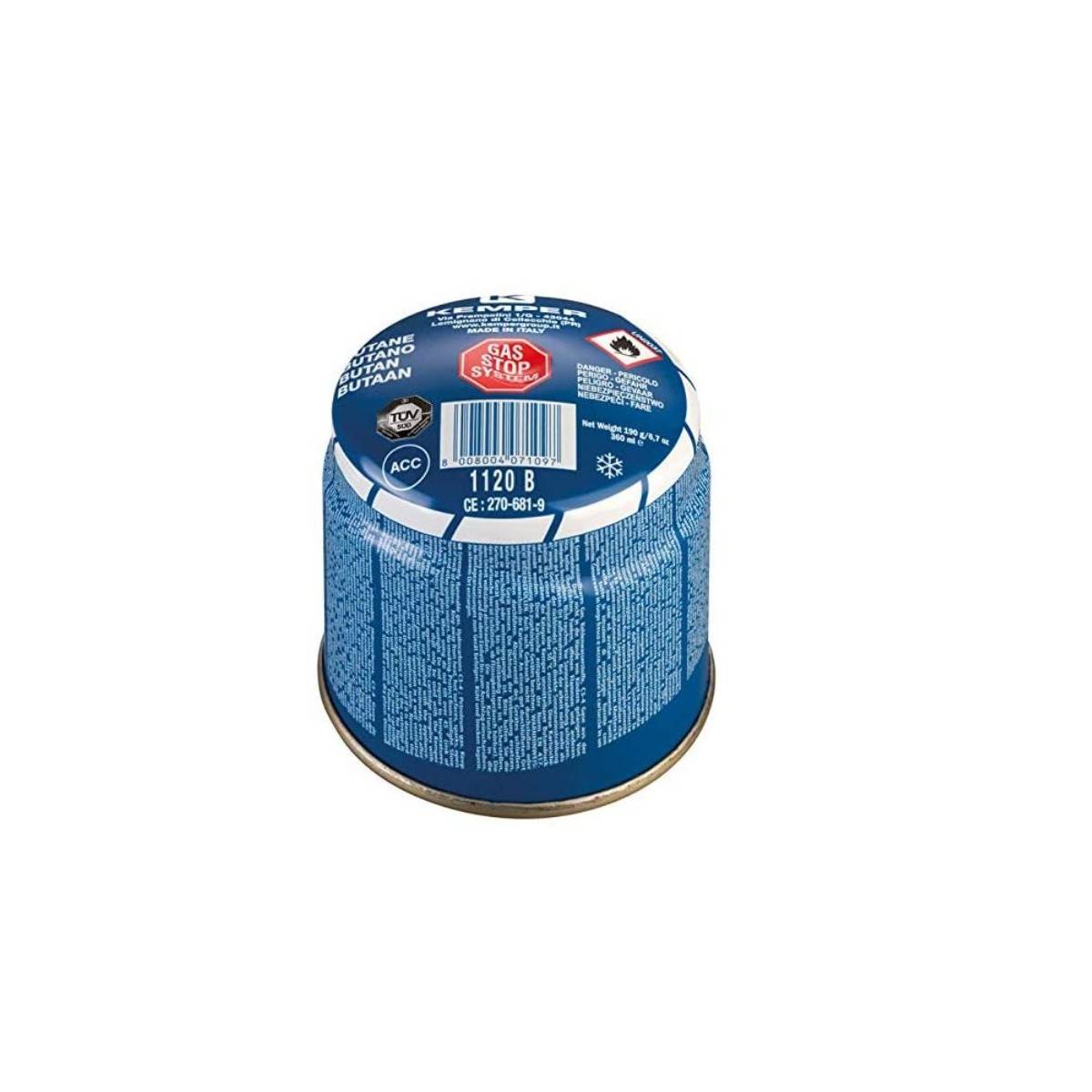 Pack de 12 Cartouches de gaz 190g Perçable Butane KEMPER - Image 4