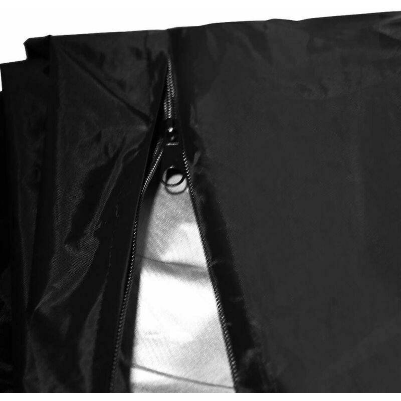 IntiMeg - Housse de Protection pour Oeufs Chaise Imperméable Suspendue Housse de Chaise de Jardin Oeuf--Noir avec fermeture éclair 115 *190CM IntiMeg - Image 2