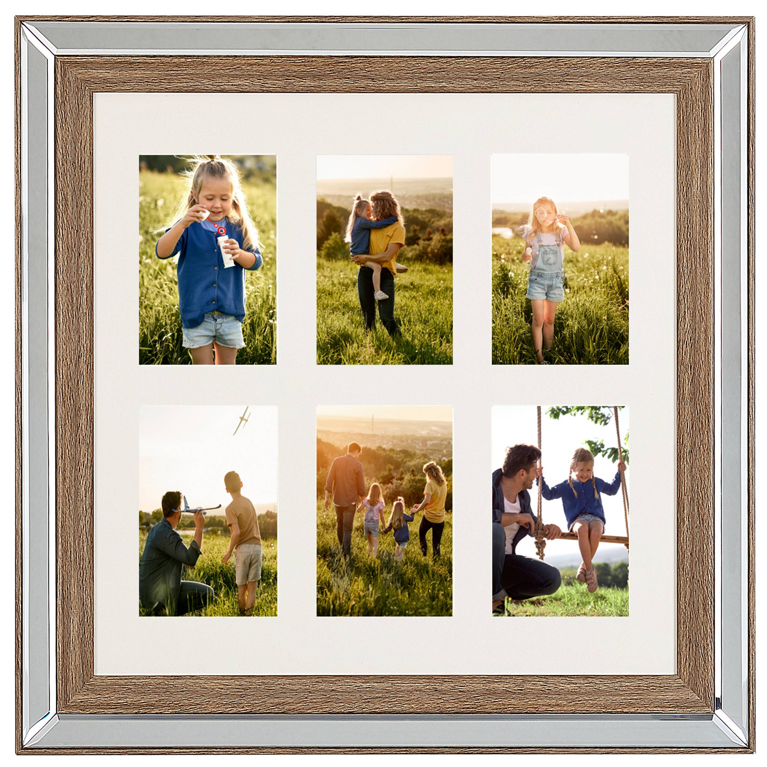Beliani - Cadre photo Verre Argenté SINTA - 50x5x50- Beliani - Image 2