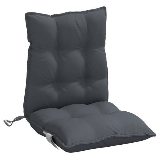 PANGIVO - Coussins de chaise à dossier bas tissu Oxford anthracite 100 x 50 x 7 cm, poids:6.2kg - PANGIVO - Image 5