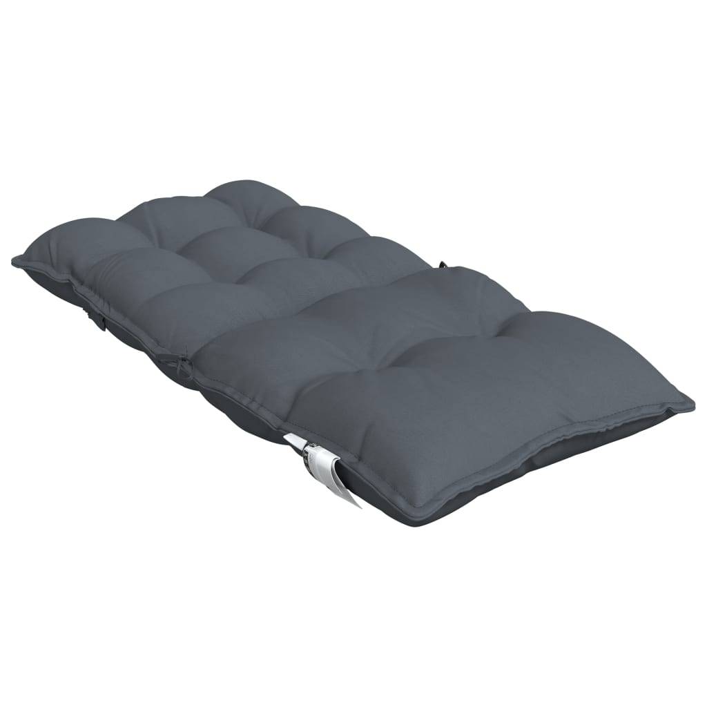 PANGIVO - Coussins de chaise à dossier bas tissu Oxford anthracite 100 x 50 x 7 cm, poids:6.2kg - PANGIVO - Image 6