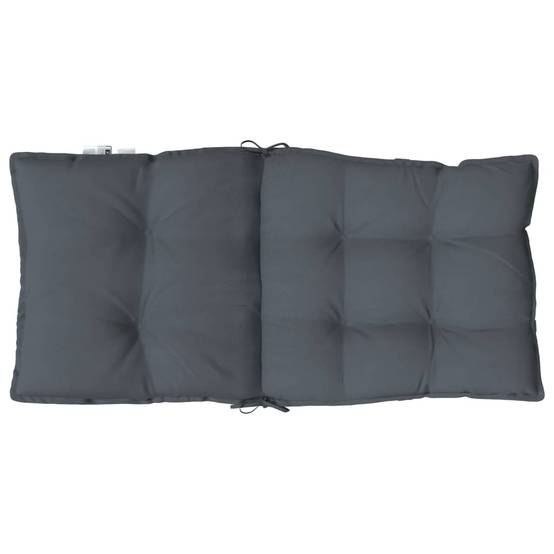 PANGIVO - Coussins de chaise à dossier bas tissu Oxford anthracite 100 x 50 x 7 cm, poids:6.2kg - PANGIVO - Image 7