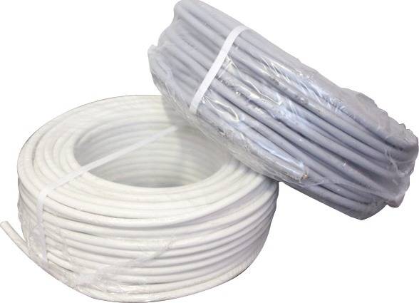 Câble souple HO5 VV-F 50m 4 x 0,75mm² blanc - FILS & CABLES - 008504 (EDA)