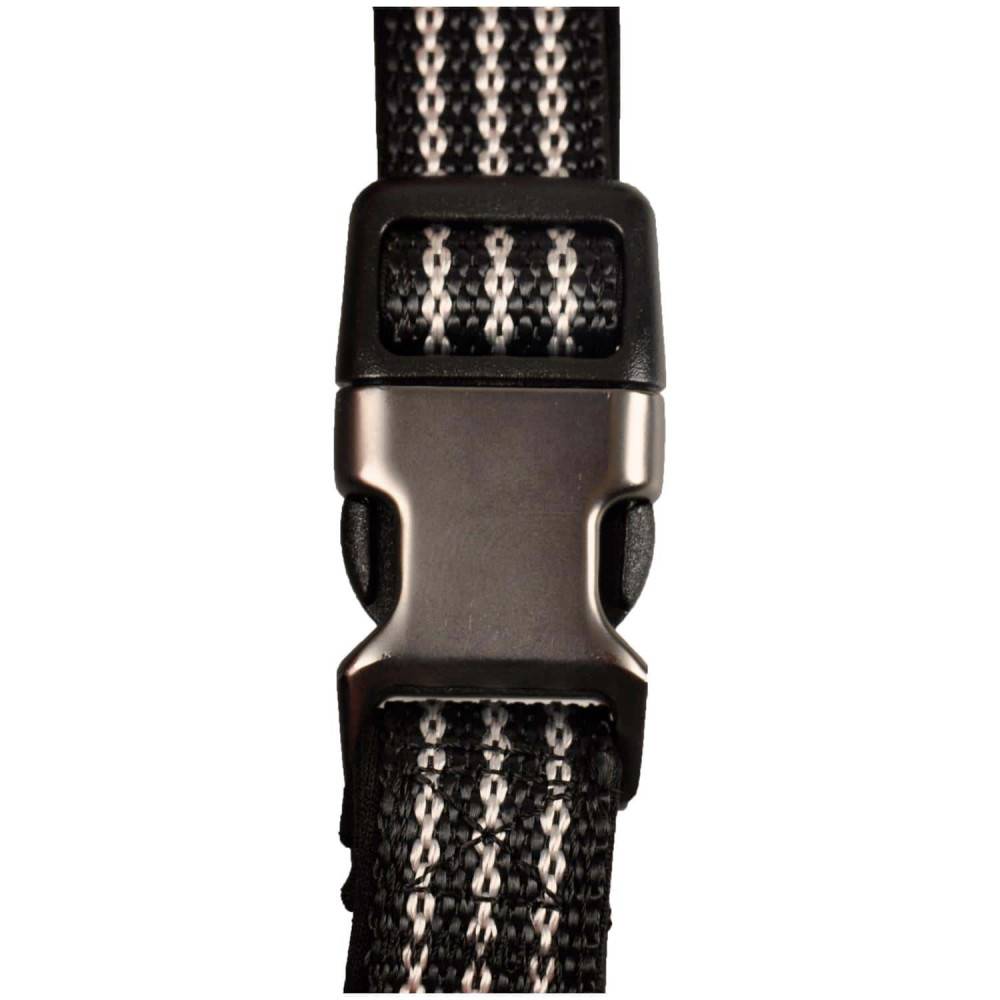 Collier Jannu noir réglable de 30 à 45 cm 15 mm taille M pour chien - Image 5