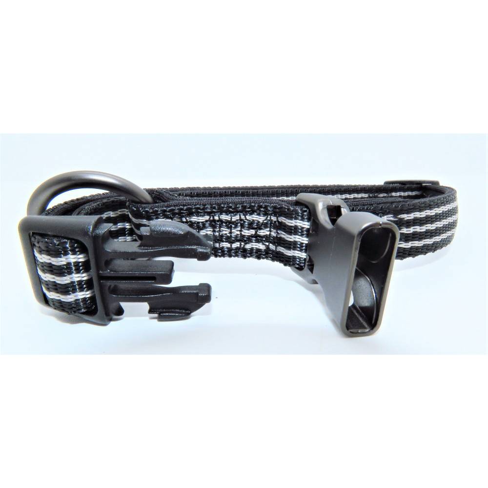 Collier Jannu noir réglable de 30 à 45 cm 15 mm taille M pour chien - Image 6