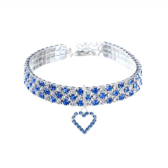 Collier en strass avec cœur pour chats DtopbuyAge - Image 4