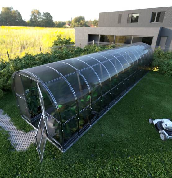 Serre KLASIKA ARCH 3 x 12 m (36 m²), 6 mm avec revêtement en polycarbonate - Image 1