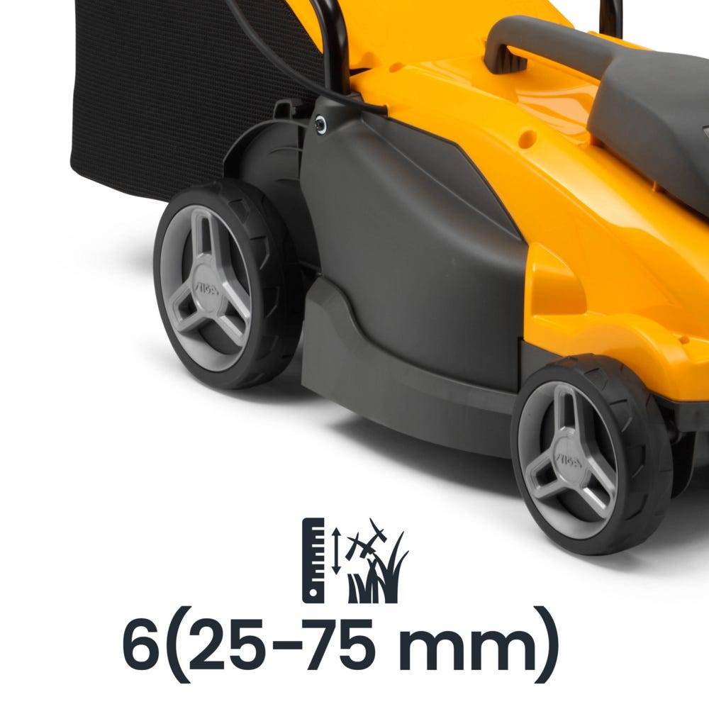 Stiga - Tondeuse Combi 336c, 1400 W, collecteur 35 L, largeur 34 cm - STIGA - Image 8