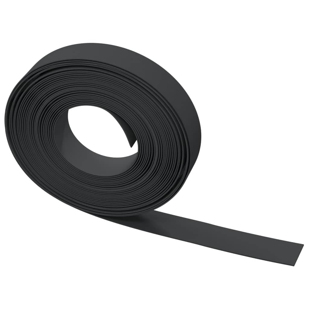 Bordure jardin malléable plastique PE décoration bordures allées 2pcs 10mx10cm noir - ComfortXL Outdoor Living - Image 5