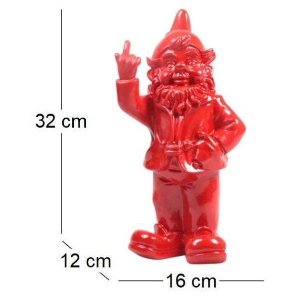 Stoobz - Nain de jardin en résine F*ck 16 x 12 x 32 cm Stoobz - Image 3