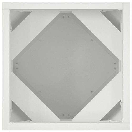 Jardinière | Pot de fleurs | Cache-pot | Bac à fleurs Blanc 30 x 30 x 30 cm Acier - Image 6