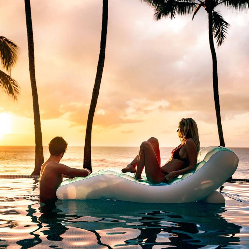 Intex - Fauteuil gonflable lounge Lagon de piscine - Bleu - Intex - Image 2