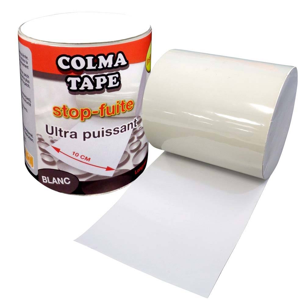 Euro Vanadium - Ruban anti fuite 150 cm Colmatape Unité Blanc