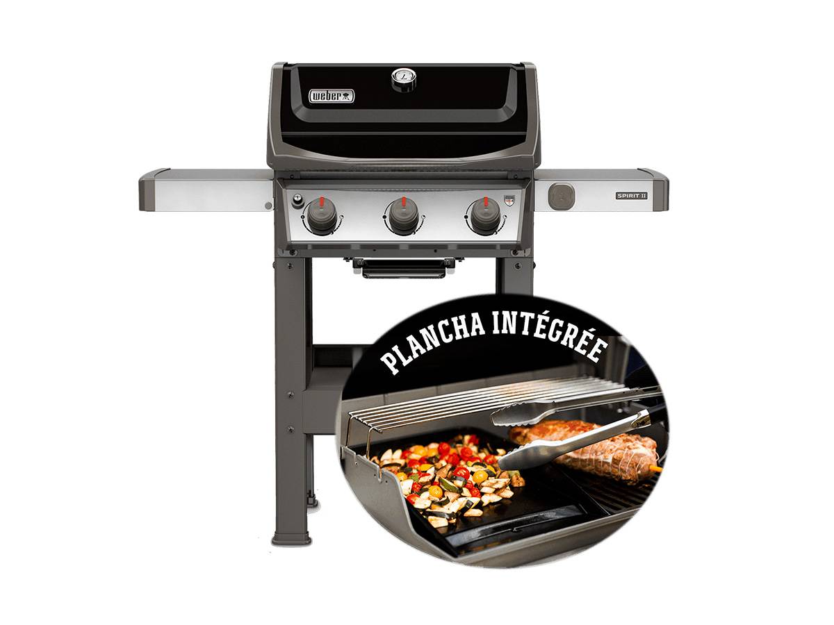 Weber - Barbecue gaz Weber Spirit II E-310 + plancha + Kit ustensiles 3 pièces Better - Image 2