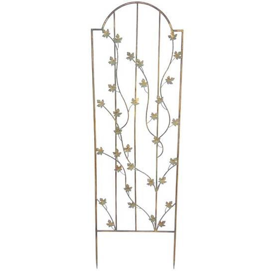 La Grande Prairie - Treillage jardin fer Feuilles 50x156cm - Image 2