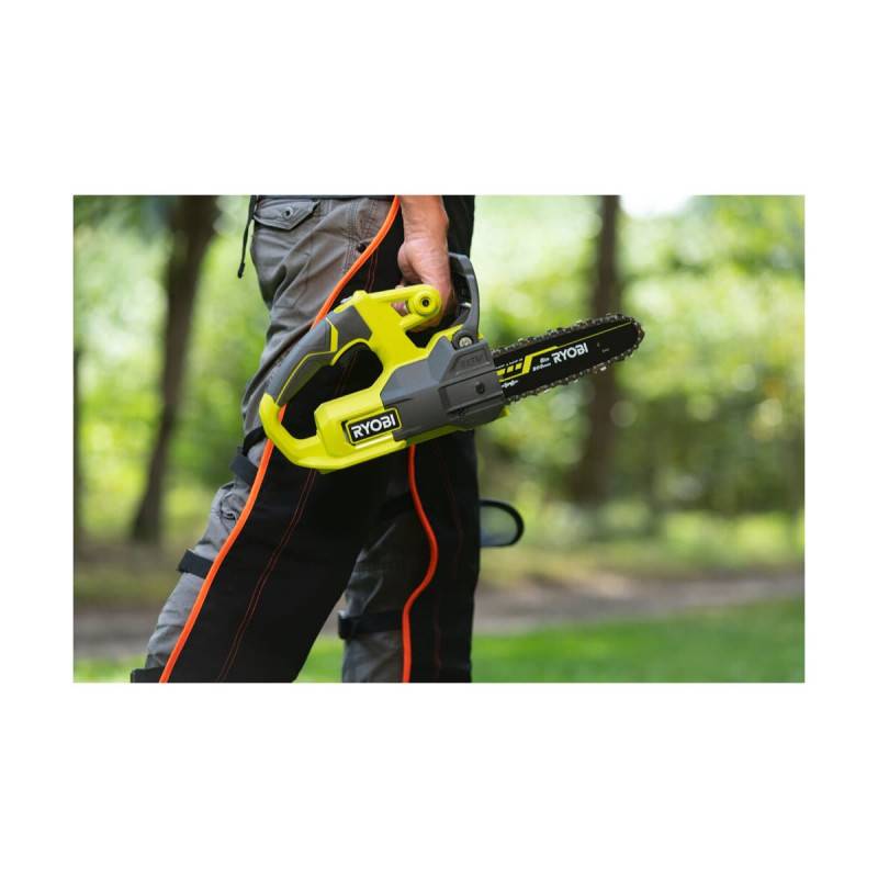 Ryobi - Pack RYOBI Tronçonneuse 18V One+ RY18CS20A-0 - 1 Batterie 4.0Ah - 1 Chargeur rapide RC18120-140 - Image 6