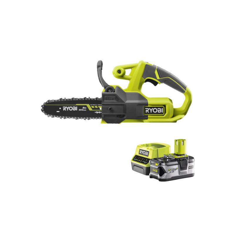 Ryobi - Pack RYOBI Tronçonneuse 18V One+ RY18CS20A-0 - 1 Batterie 4.0Ah - 1 Chargeur rapide RC18120-140 - Image 1