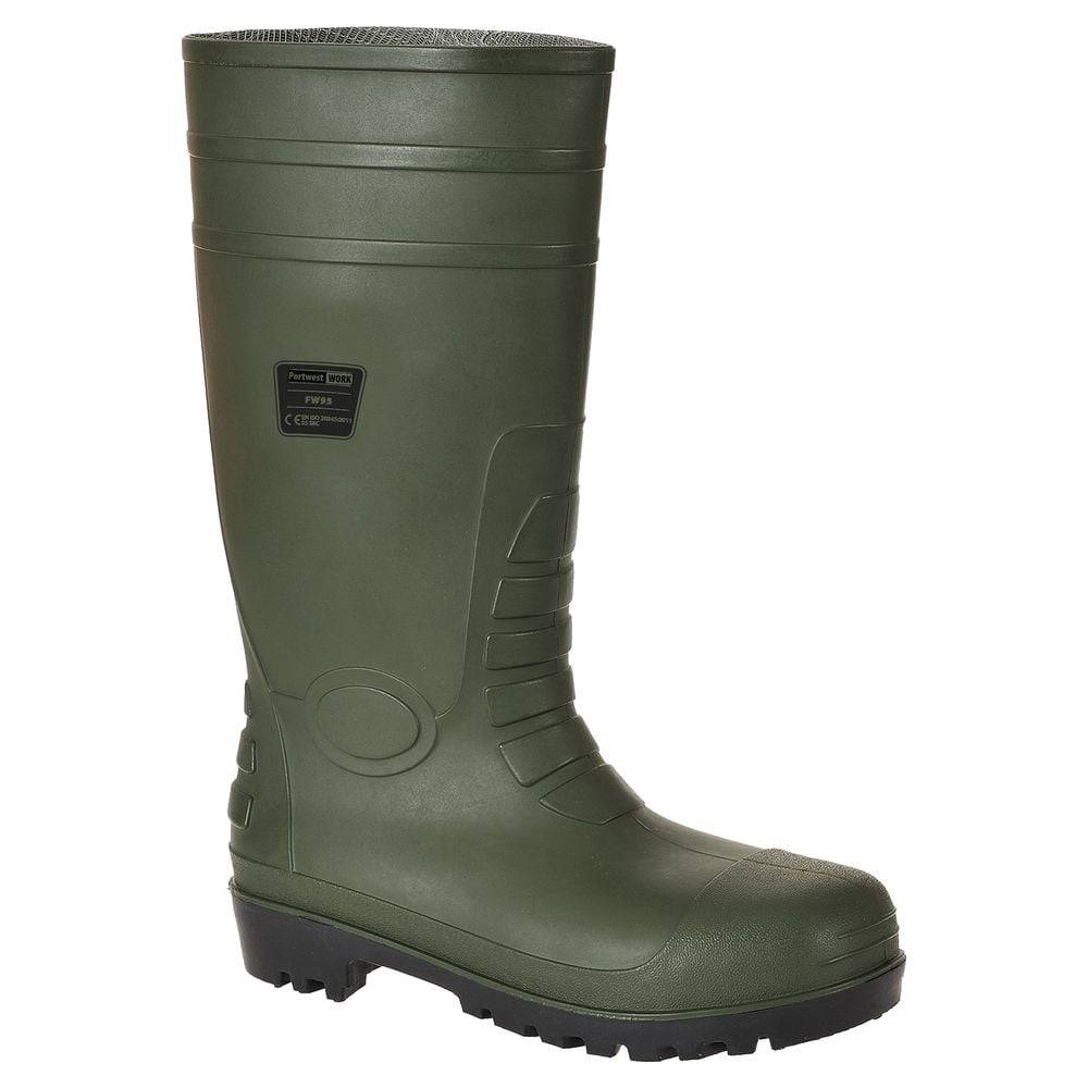 Bottes de sécurité Wellington S5 Portwest Vert 48