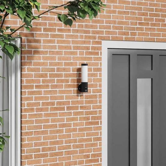 Applique murale extérieure - Lampe murale extérieure Noir 12 x 7.5 x 29 cm g255 - Image 2