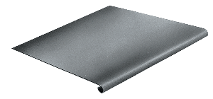 Bande à ourlet - Zinc naturel - dev. 250 mm - 0.65 mm x 220 mm x 2 m - 204257000