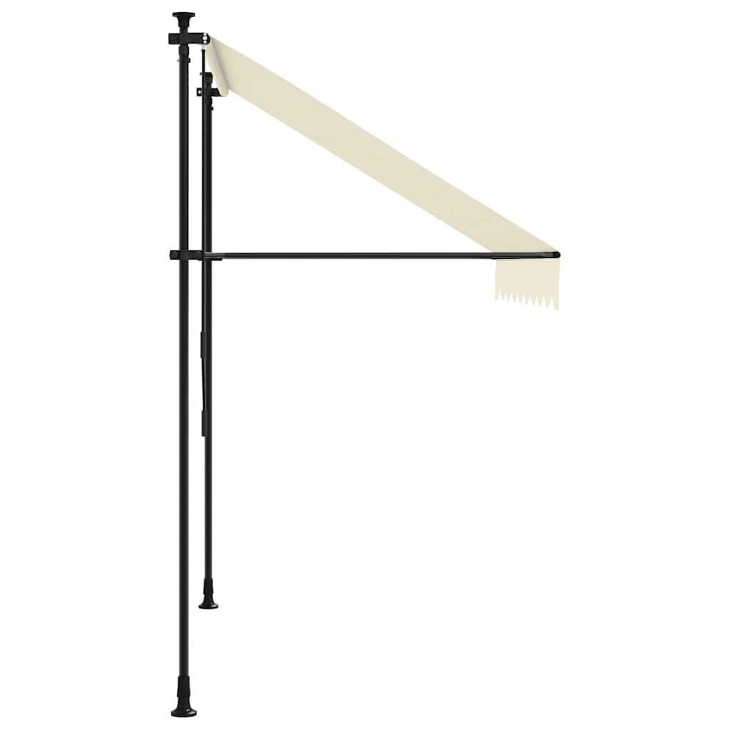 Vidaxl - Auvent rétractable crème 250x150 m tissu et acier vidaXL 368746 - Image 6
