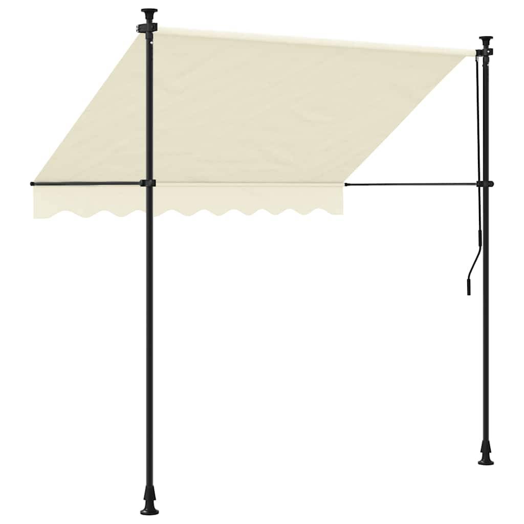Vidaxl - Auvent rétractable crème 250x150 m tissu et acier vidaXL 368746 - Image 5