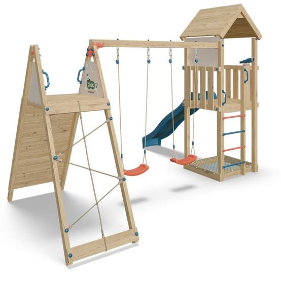 Trigano Jardin - Aire de jeux bois 2,20 m OLYMPIA XPLORER 2 - 9 enfants - Image 3
