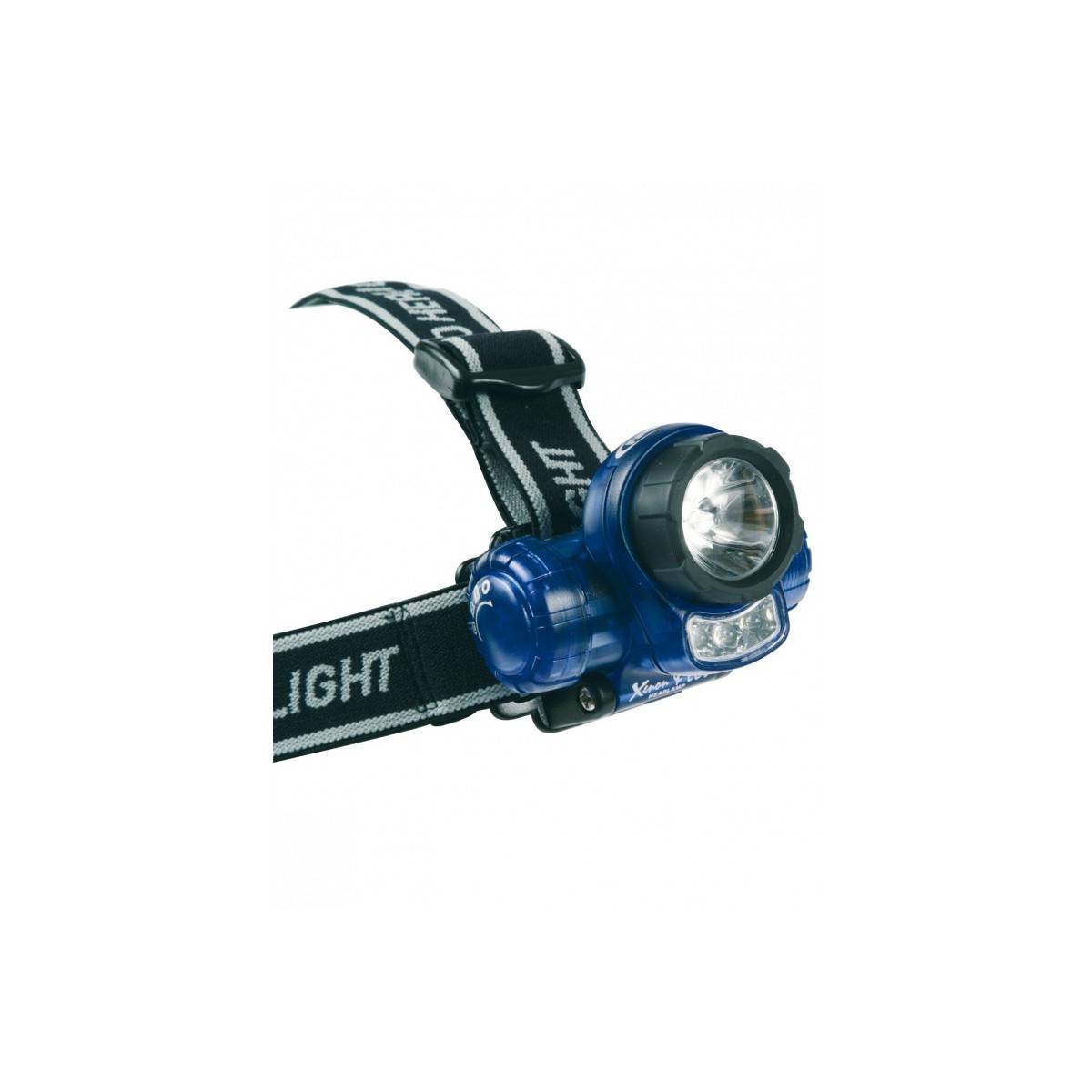 Lampe frontale Led/Xenon Etanche SINGER Professionnelle 4 positions 3 piles 1,5 V AAA fournies - Image 2