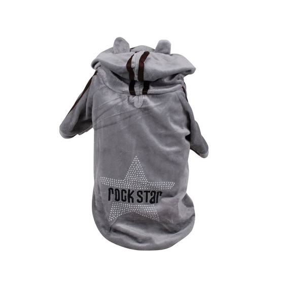 Sans Marque - Sweat à capuche pour chien Rock Star - Taille S - Dogi
