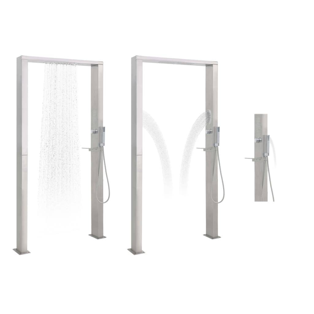Douche d'exterieur Støvring Argenté 2,8 X 2,8 X 21 cm - P87209A - Image 2